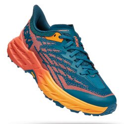 Hoka One One Speedgoat 5 Shoe Women's in Blue Coral and Camellia